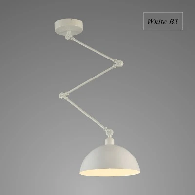 White B3 Скандинавские DIY подвесные светильники, складные железные лампы, подвесной светильник для спальни, кабинета, бара, ресторана, креативные регулируемые светильники - Цвет корпуса: White B3