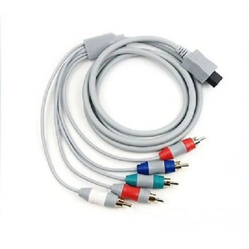 

1.8m 6FT HDTV Component AV Audio Video Cable 5RCA Cord Adapter for Nintendo Wii Game Console Composite Wire