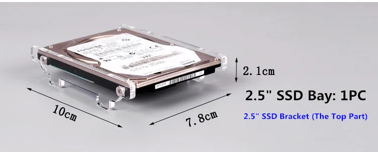 2,5 дюймов диск SSD Рамка Кронштейн коробка мульти бит укладки HD док базовая станция многослойный штабелирование тест Bech Открытый Воздушный чехол
