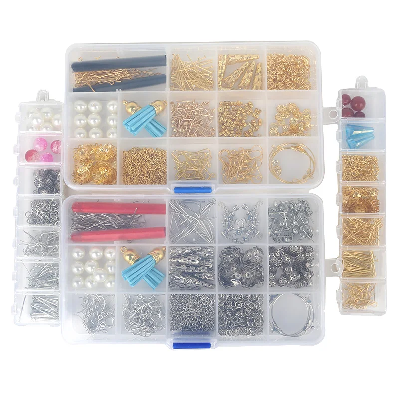 Фурнитура для сережек сделай сам материал: бусины чашка крючок подвески с