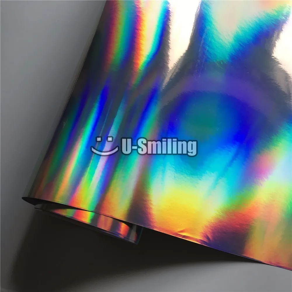 Популярная Радужная Лазерная виниловая пленка цвет сделай сам для мотоцикла