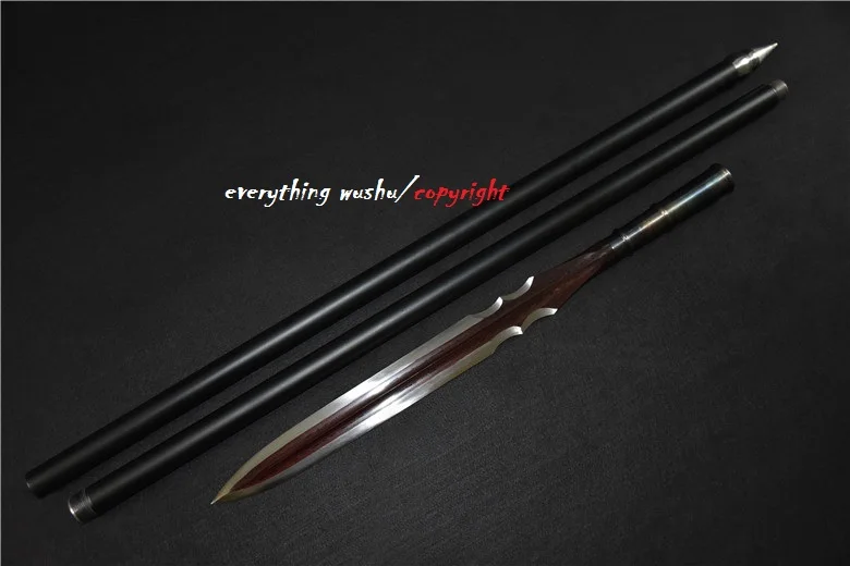 Кунг фу традиционные китайские длинные копьи уши|wushu spear|kung fukung fu spear |