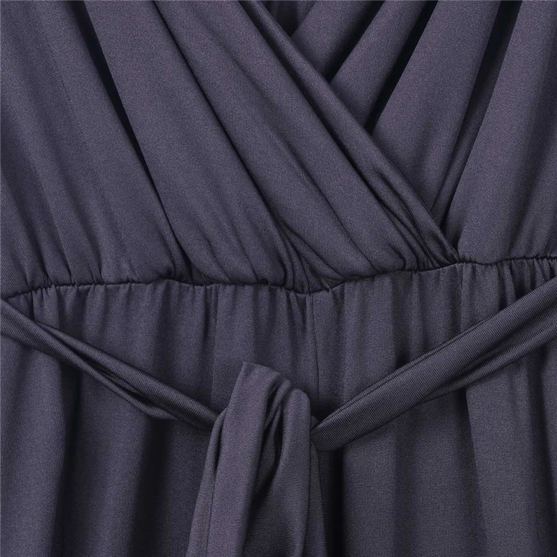 Сексуальное нижнее белье с глубоким v-образным вырезом Холтер длинный комбинезон