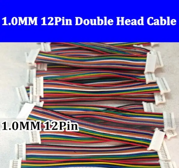 Бесплатная Shippign микро JST SH 1 0 мм Шаг 12-контактный двойной разъем с проводом 150 12pin jst