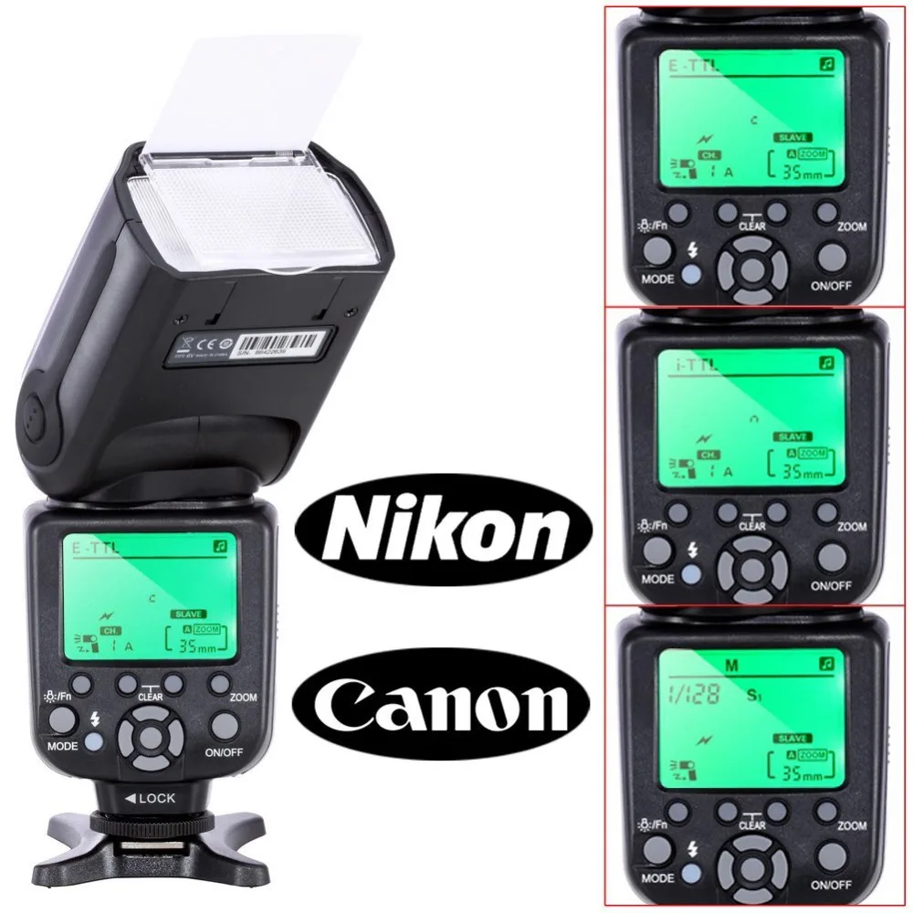 Профессиональная вспышка TRIOPO TR 988 Speedlite TTL с высокоскоростной синхронизацией для