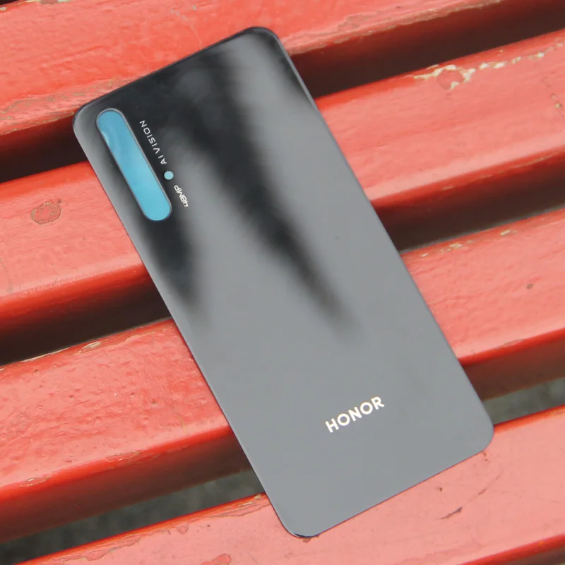 Huawei аккумулятор стекло задняя крышка Дверь для huawei Honor 20 Honor20 дверь задний корпус задняя крышка защитный чехол для телефона