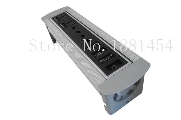 2019 мебель ручная настольная розетка с RJ45/VGA/HDMI/Аудио/данных США/Универсальная