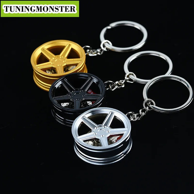 Обод колеса Ступицы тюнинг мини брелок с Тормозным Диском JDM Hellaflush цинковый сплав автомобиль грузовик BBS MB дизайн