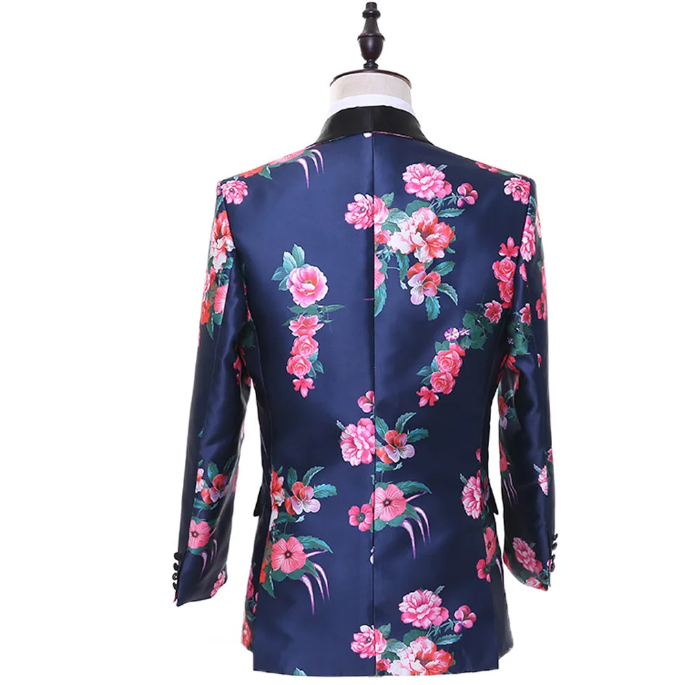 Men's suit men's printed fashion gentleman two-piece (jacket + pants) business banquet formal | Мужская одежда