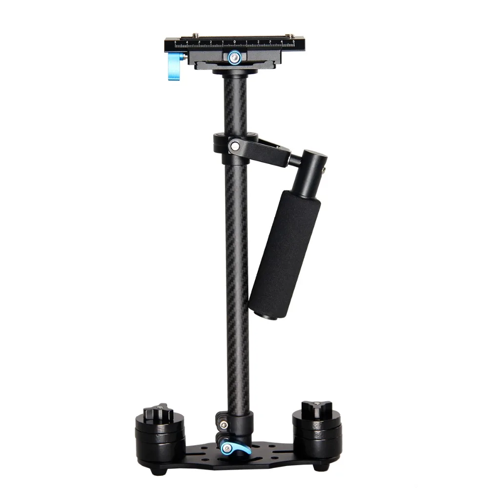 S60T углеродное волокно одна рукоятка Ручной Стабилизатор камеры видео Steadicam для