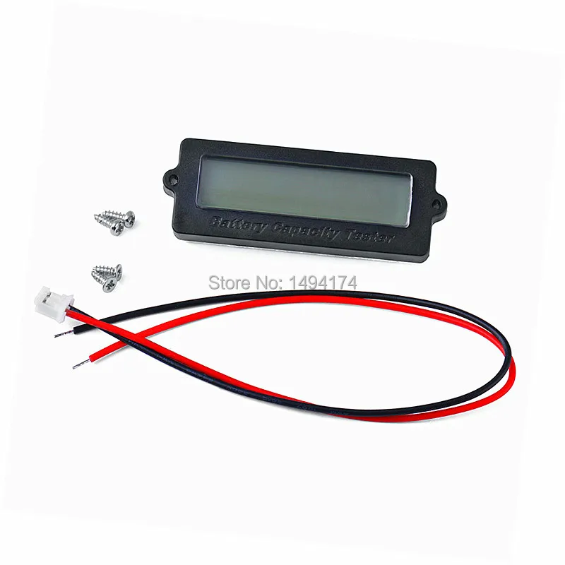 WQScosea Q8S-256 Universal Voltage Green LCD Battery Capacity Tester Indicator Meter For 12V 24v 36v 48v Lead-acid lithium | Компьютеры и