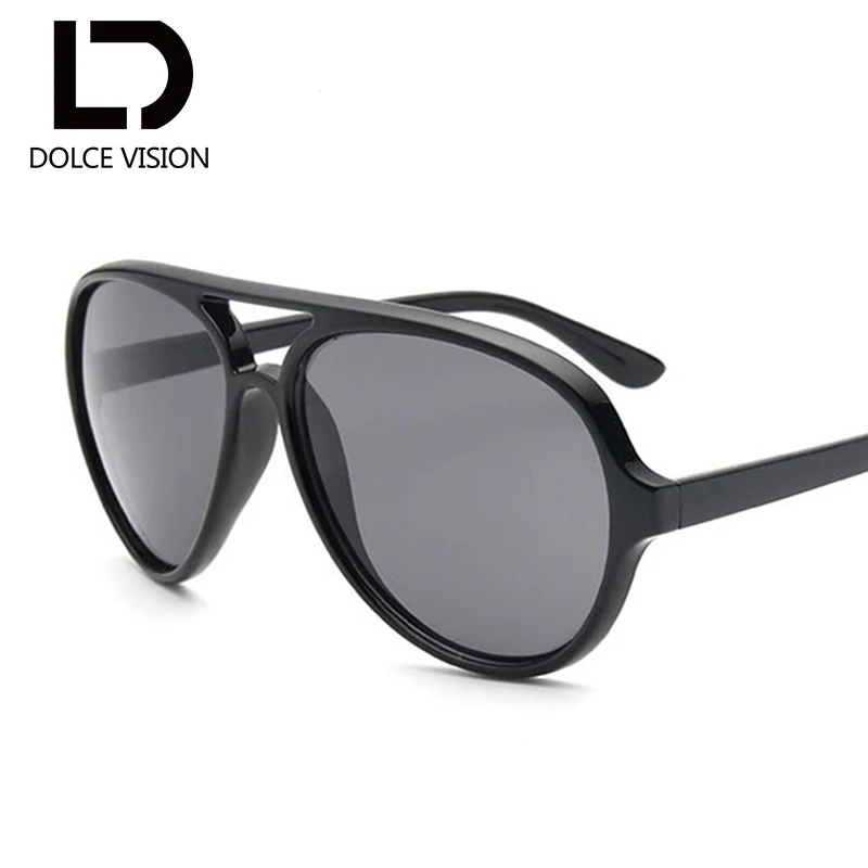 Dolce vision черные солнцезащитные очки-авиаторы Для мужчин брендовые дизайнерские