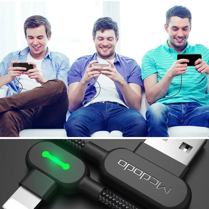 Usb-кабель Lightning Bolt для iPhone 8 7 6 5 6s plus кабель быстрой зарядки зарядный мобильного