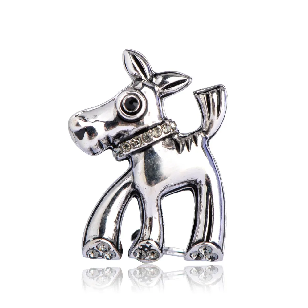 Милая Мини флейта для женщин и мужчин эмалированная эмальта черная собака