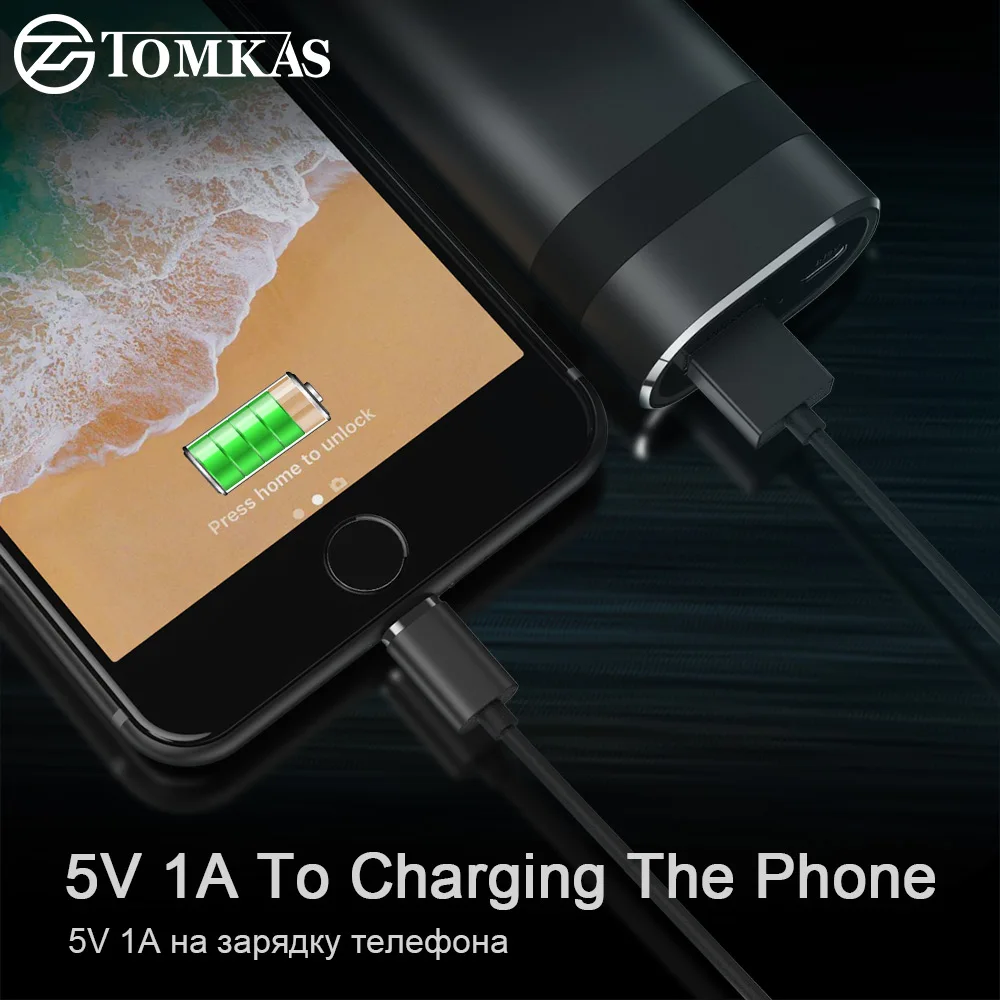 TOMKAS беспроводные наушники Tws Bluetooth настоящие стерео Спортивная гарнитура с 2000 мАч
