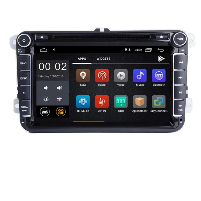 Автомобильный радиоприемник 8 дюймов android 1 gps навигация для VW Golf MK5 Jetta Passat Polo Tiguan