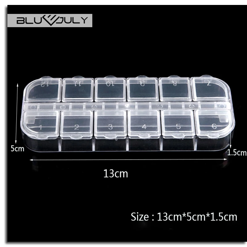 Независимая 12 слотов Алмазная вышивка коробка алмазные аксессуары для рисования