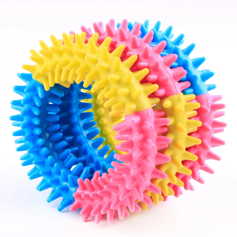 

1Pcs Puppy Pet Toys for Small Dogs Rubber Resistance To Bite Dog Toy Teeth Cleaning Chew Training Toys Pet Supplies Puppy Dogs