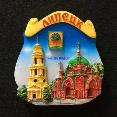 Россия магнит на холодильник классический архитектурный Туризм памятный 3d магнит-наклейка на холодильник сувенир домашнее украшение - Цвет: see chart