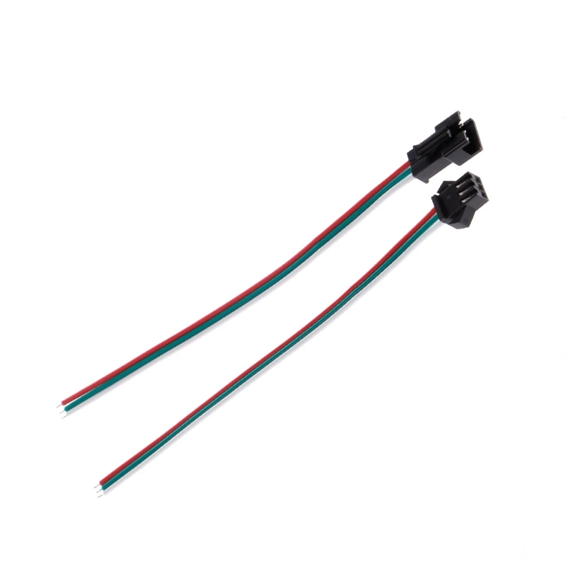 10 пар 3 Pin JST SM штекер разъем кабеля для WS2812B WS2812 WS2811 Светодиодная лента лампа L15|3 pin