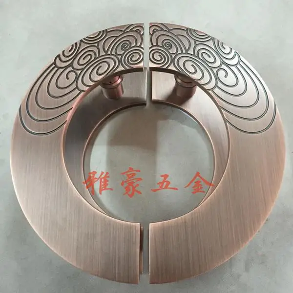 

A Chinese antique wooden door handle door handle frameless glass door handle door handle modern bronze