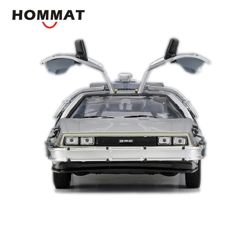 Модель HOMMAT Welly в масштабе 1:24 DeLorean модель Назад будущее 1 автомобиля из сплава