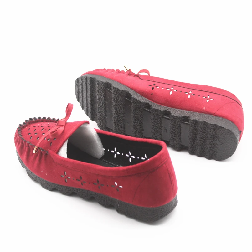 Cresfimix zapatos de mujer Женская Повседневная дышащая обувь красного цвета крутая с бантом