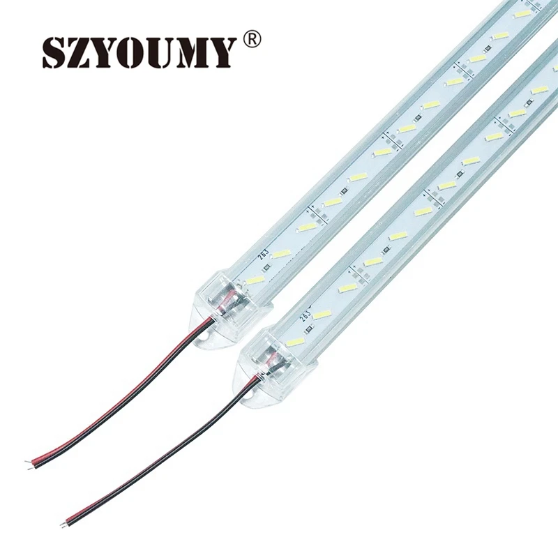 SZYOUMY Высококачественная светодиодная световая панель 7020 1 м 72 LED 5 108 СВЕТОДИОДНАЯ