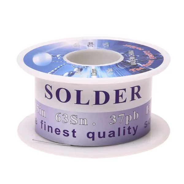 

IMC Wholesale Solid Solder 0.3mm Flux Core 63% Tin 37% Lead Long Wire Reel