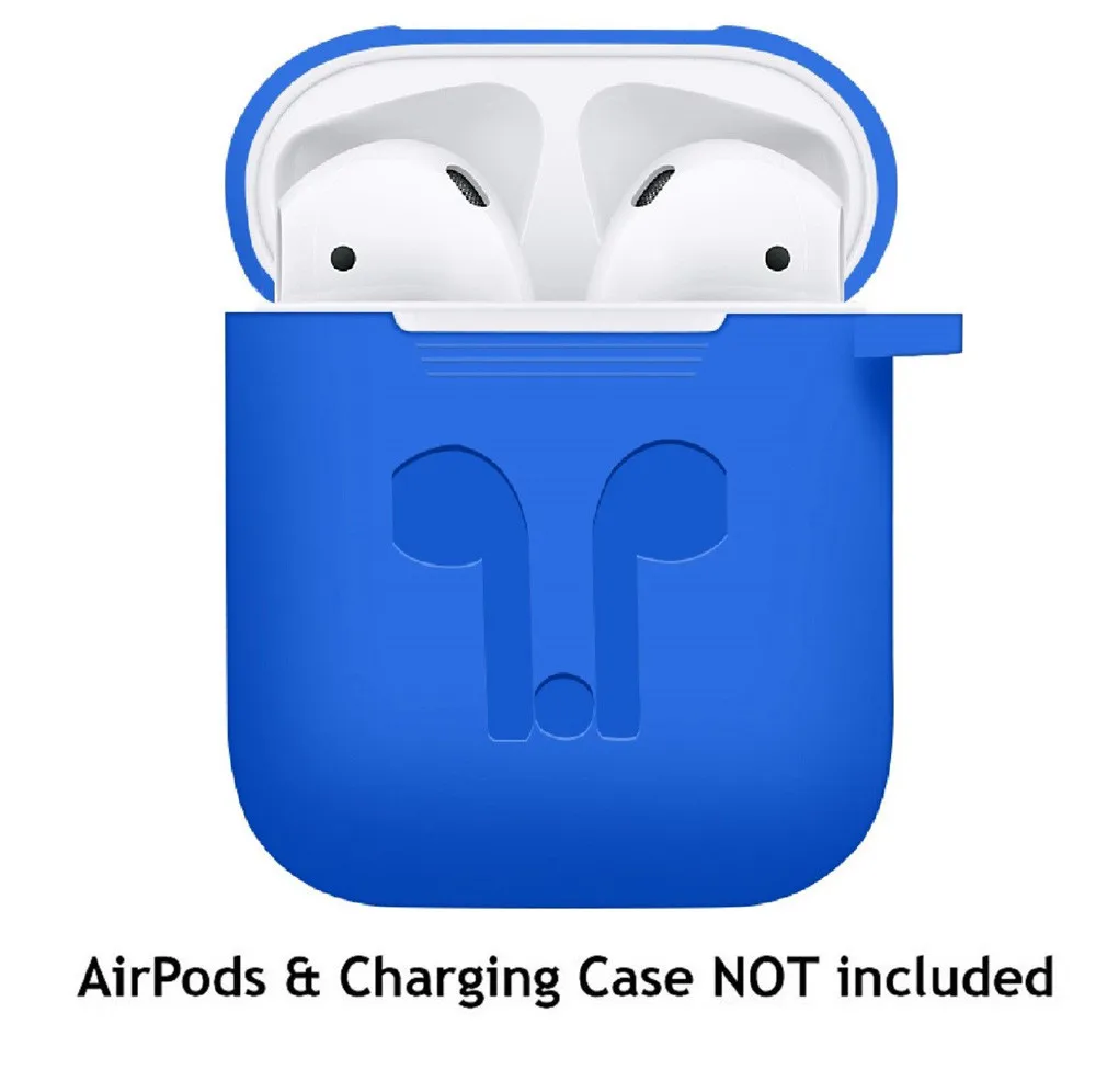 Удобный чехол для зарядки защита от потертостей AirPods силиконовый Защитный Apple Airpod
