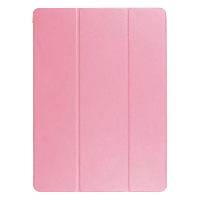 pink Ультра тонкий кожаный чехол для ipad pro 12,9 / Smart Cover для ipad pro 12,9 с функцией автоматического пробуждения сна+ пленка+ ручка - Цвет: pink