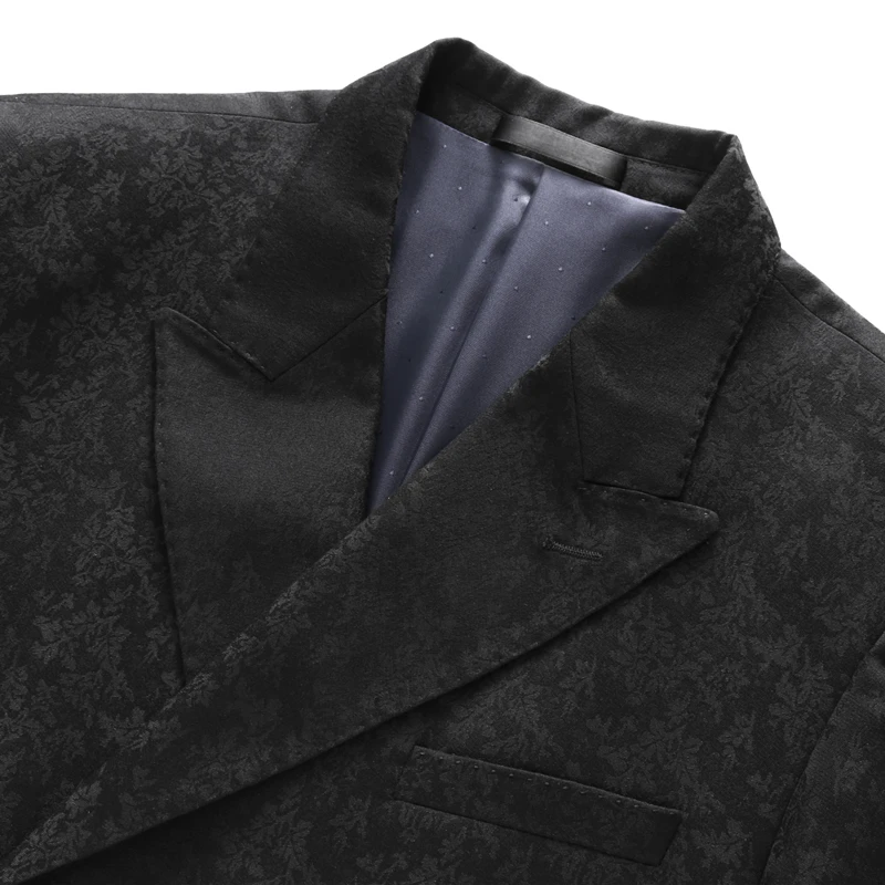 Мужской двубортный Блейзер приталенный Повседневный куртка официальное платье