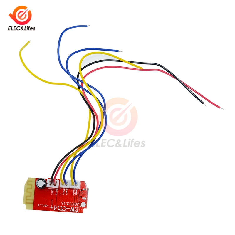 Плата усилителя цифровой аудио с Bluetooth 4 2 плата микро-USB стерео 5 Вт + динамик для