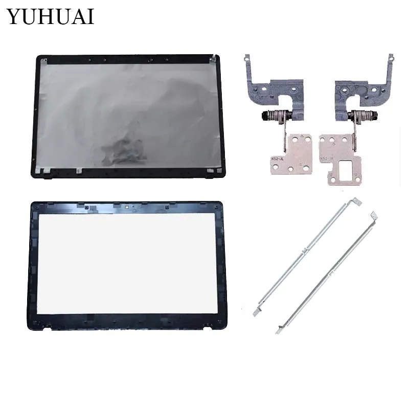 A B Hinges bracket Чехол для ноутбука Asus K52 A52 X52 K52f K52J K52JK A52JR X52JV A52J 13GNXZ1AM044-1 lcd задняя крышка/lcd передняя рамка/петли/кронштейн - Цвет: A B Hinges bracket