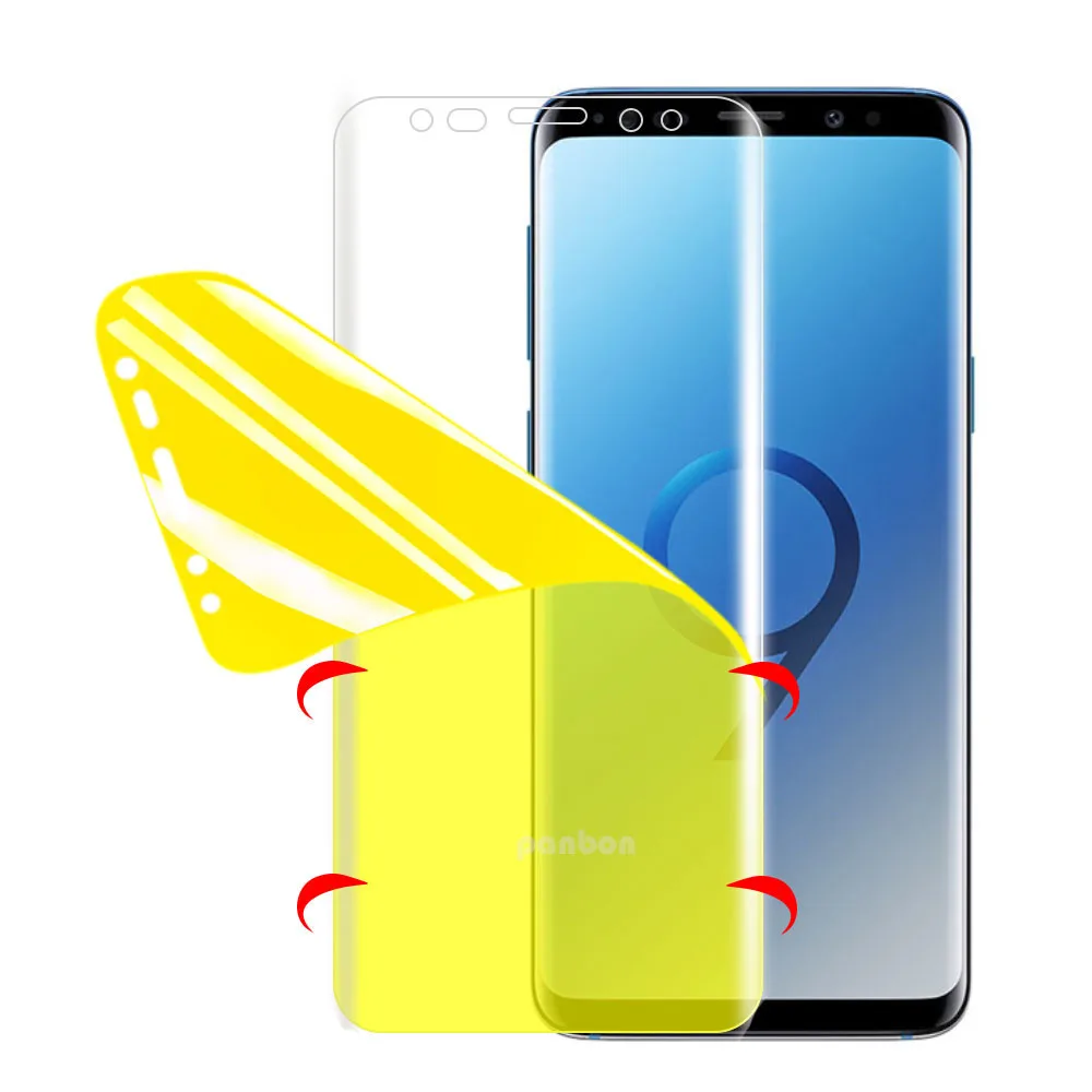 Защитная пленка из ТПУ для Samsung Galaxy Note 8 9 S9 S8 Plus 3D полное покрытие защита экрана на