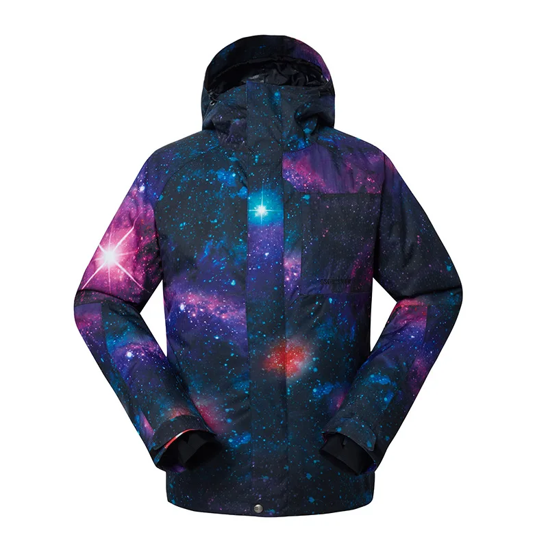 

Gsou Snow Men's Ski Suit Single Double Board Skiing Jacket Outdoor Wear Resistant Warm Waterproof Windproof Ski Clothes For Men
