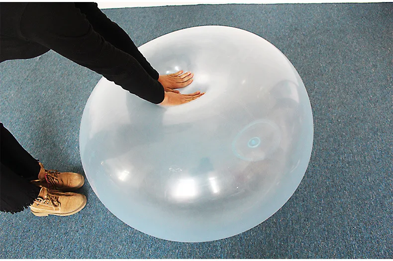 Прозрачный ТПР большой воздушный шар wuble bubble ball креативная Детская Игрушка надувной шар День Рождения
