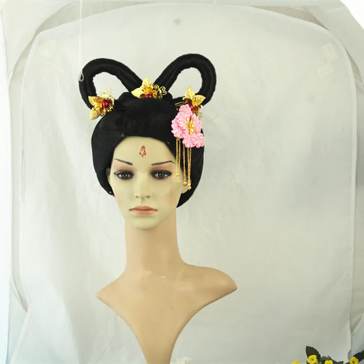 

ancient maid hair housemaid hair chinese ancient hair for women vintage shaped hair fairy cosplay princess cosplay accessories