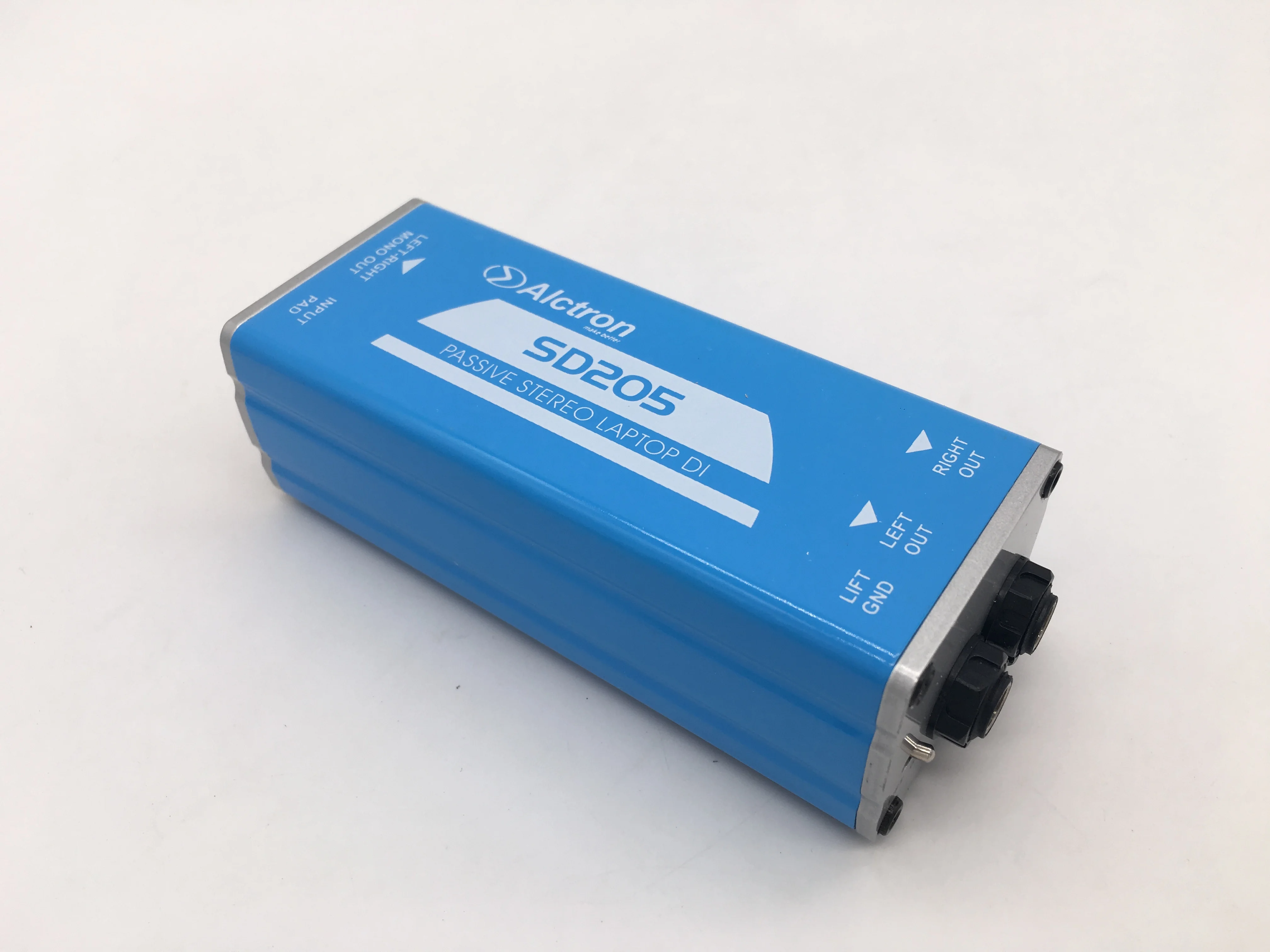 Alctron SD205 пассивная прямая коробка, стерео DI коробка преобразования несимметричный для баланса аудио сигнала процессор, Пассивный стерео ноутбук DI