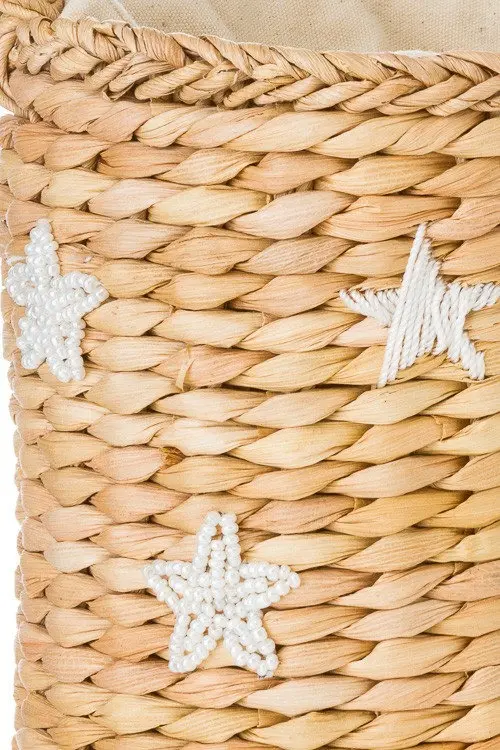 Пляжная сумка с вышивкой из бисера маленькая Соломенная Сумка ведро женские