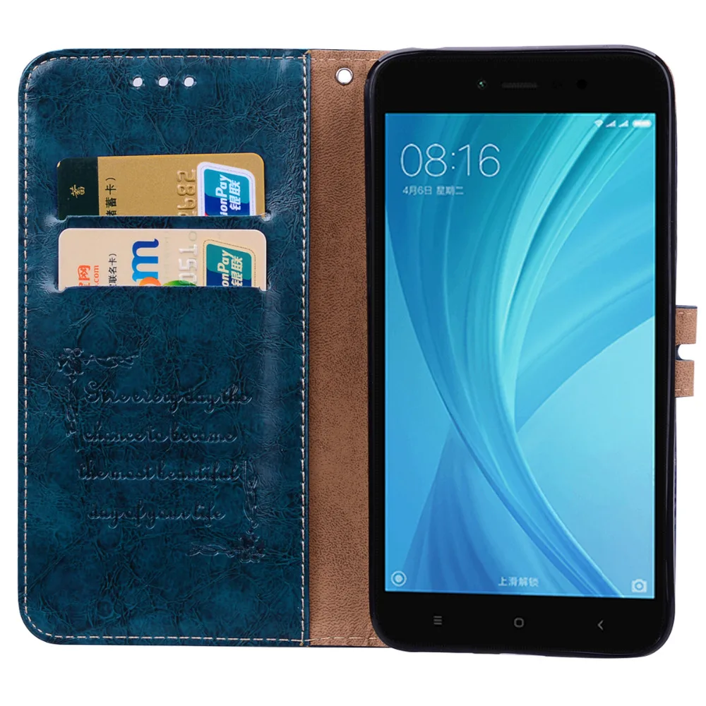 Чехлы для Xiaomi Redmi Note 5A чехол с откидной крышкой Note5A 5 дюйма бумажник чехлы из