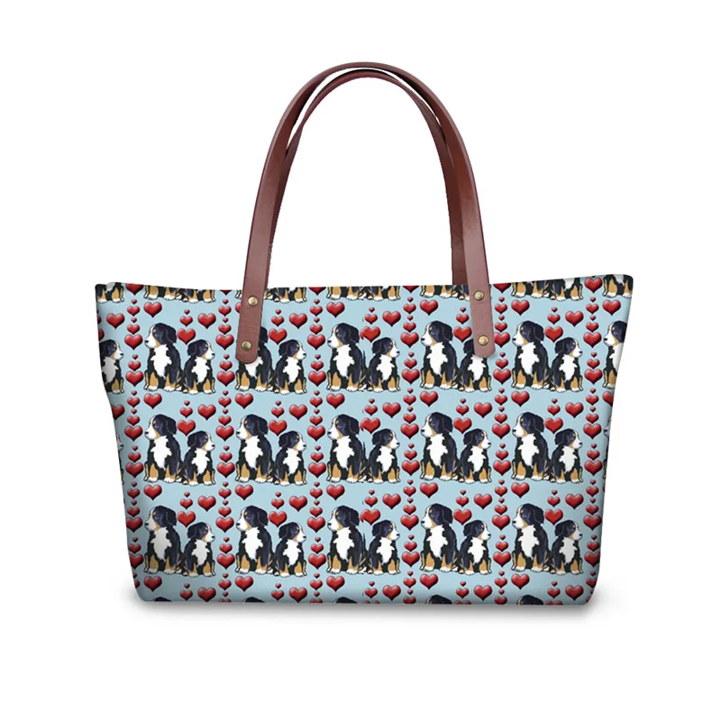 WHEREISART большая сумка Бернская горная кошелек собаки сумки женская летняя обувь