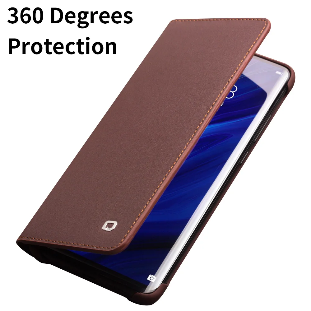 Роскошный чехол для телефона QIALINO из натуральной кожи Huawei P30 Pro Стильный тонкий
