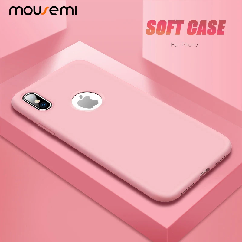 CAPAME For iPhone 6 Case Silicone Girl 5S SE 6S 8 Plus XS MAX XR Full Cover Soft 7 Back |
