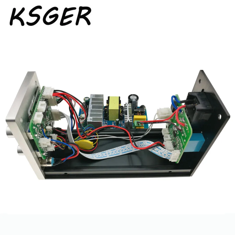 KSGER STM32 OLED T12 температура 2 в 1 все в одном фена для фена, цифровая паяльная станция, паяльная станция с железной ручкой