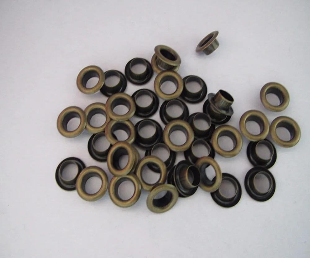 Бесплатная доставка латунные люверсы до ключиц внутренний размер 6 мм античная