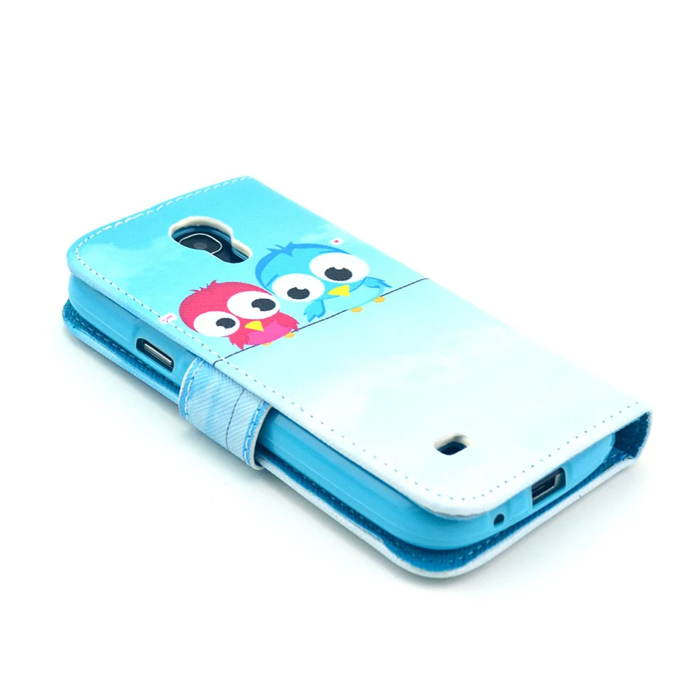 С милой совой кошелек Флип Магнитный чехол для samsung Galaxy S3 I9300 S3 мини I8190 S4 i9500 S4 мини I9190 S5 S6 Edge Note 4 крышка B21