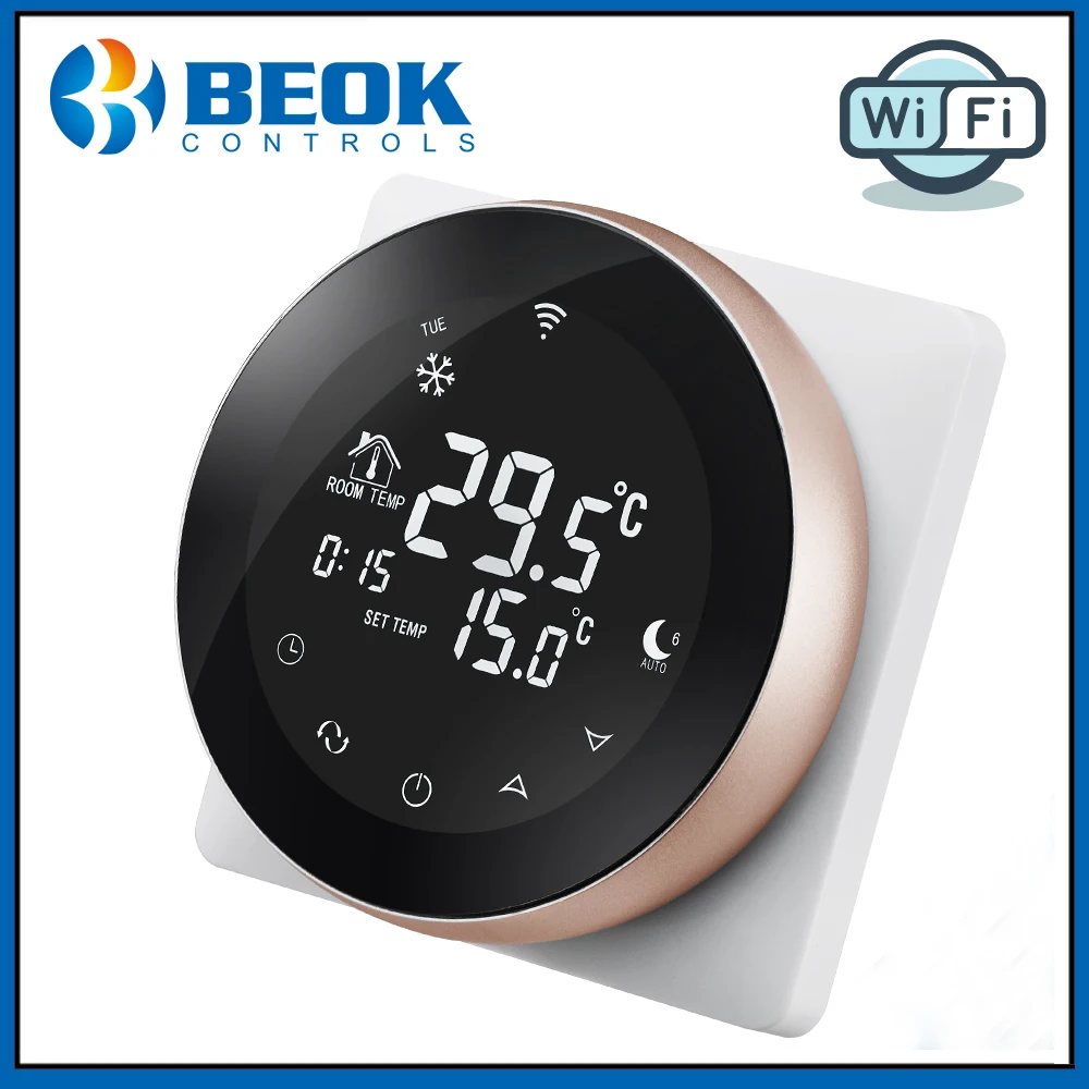 Beok TGR87 WiFi умный термостат электрический подогрев пола 16А контроллер температуры