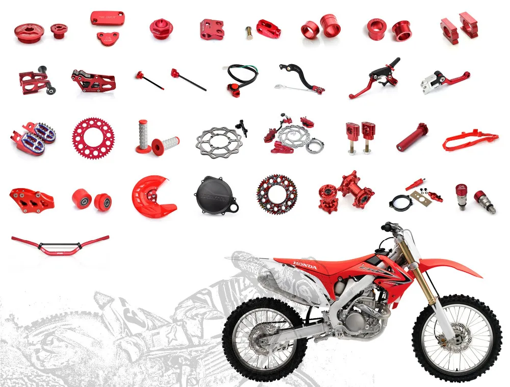 CNC Распорки ступицы заднего колеса для honda cr 250 cr125r crf250x crf 450 crf250r crf450r dirtbike внедорожный мотоцикл