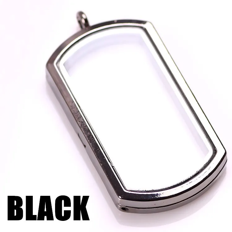 10 шт./лот смешанных цветов 40 мм собака бирки кулон плавающий медальон горный